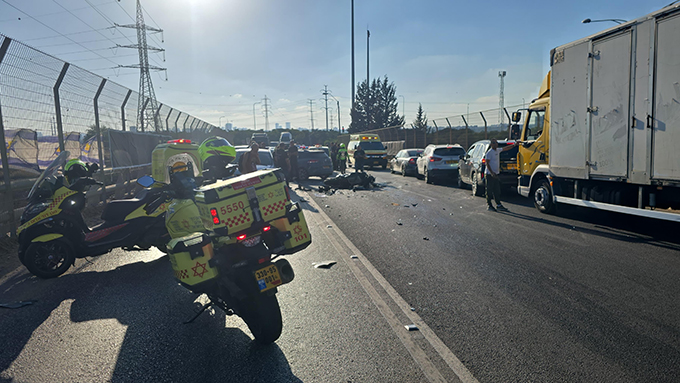 مصرع راكب دراجة نارية بحادث طرق على شارع 55 جنوب قلقيلية 